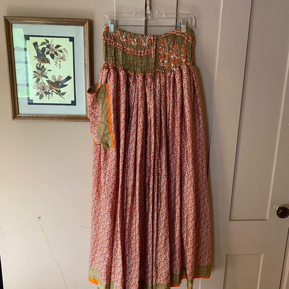 Kantha Bae Floral Maxi Skirt